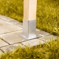 Podstawa słupa przykręcana 100X100 mm wspornik kotwa do altany