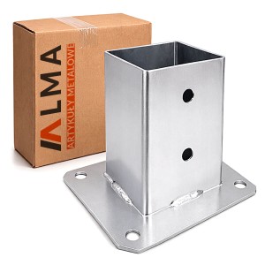 Podstawa słupa przykręcana  70x70 mm wspornik kotwa