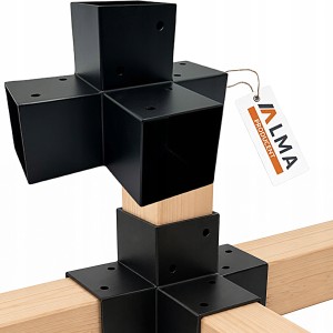 ŁACZNIK BELKI KWADRATOWEJ TYP X 92x185x275x1.5 DO ALTAN PERGOLI WIAT