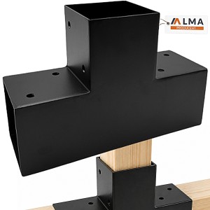 ŁACZNIK BELKI KWADRATOWEJ TYP T 102x206x306x2.0 DO ALTAN PERGOLI WIAT