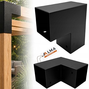 ŁACZNIK BELKI KWADRATOWEJ TYP L 102x206x206x2.0 DO ALTAN PERGOLI WIAT