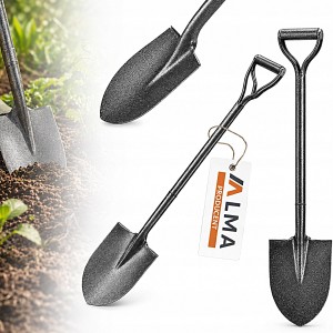 SZPADEL METALOWY ŁOPATA OGRODOWA Z METALOWYM TRZONKIEM PROSTA 100cm MOCNA