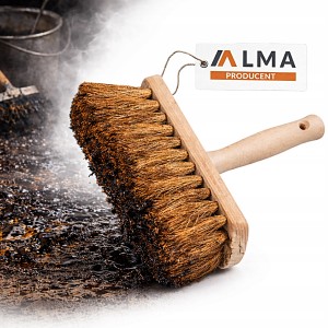 PĘDZEL SZCZOTKA SMOŁOWIEC TRWAŁY DO LEPIKU MAS BITUMICZNYCH SMOŁY 180mm