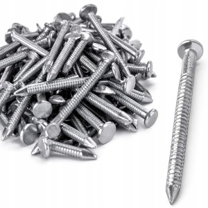 GWOŹDZIE CIESIELSKIE KARBOWANE STOŻEK CENTROWANY MOCNE TRWAŁE 60x4.0mm1 KG