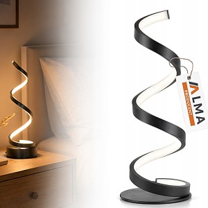 LAMPA SPIRALNA NOCNA LAMPKA NOCNA LED STOŁOWA OŚWIETLENIE DEKORACYJNE