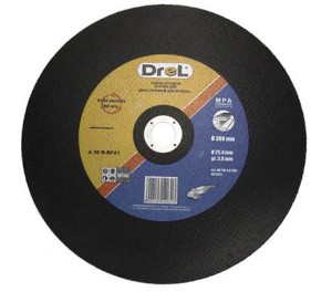 TARCZA KORUNDOWA DO CIĘCIA METALU STALI 400 mm