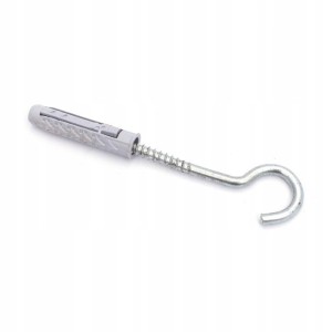 KOŁEK ROZPOROWY HAK SUFITOWY KOŁKI 8mm 6szt