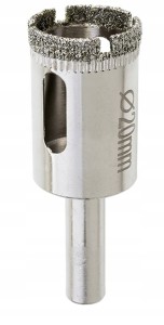 OTWORNICA KORONKA DIAMENTOWA DO PŁYTEK GRESU 15MM