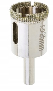 OTWORNICA KORONKA DIAMENTOWA DO PŁYTEK GRESU 25MM