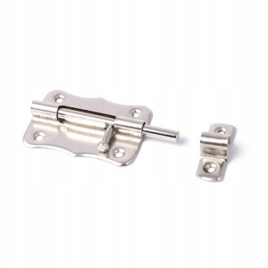 ZASUWKA ZASUWA BLOKADA DRZWIOWA NIKIEL 100mm