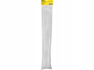 OPASKI ZACISKOWE 9.0 X 900MM BIAŁE, NYLON 100 SZT