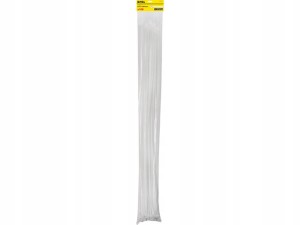 OPASKI ZACISKOWE 9.0 X 1200MM BIAŁE, NYLON 100 SZT