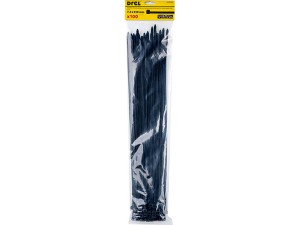 OPASKI ZACISKOWE 7.2 X 550MM CZARNE, NYLON 100 SZT
