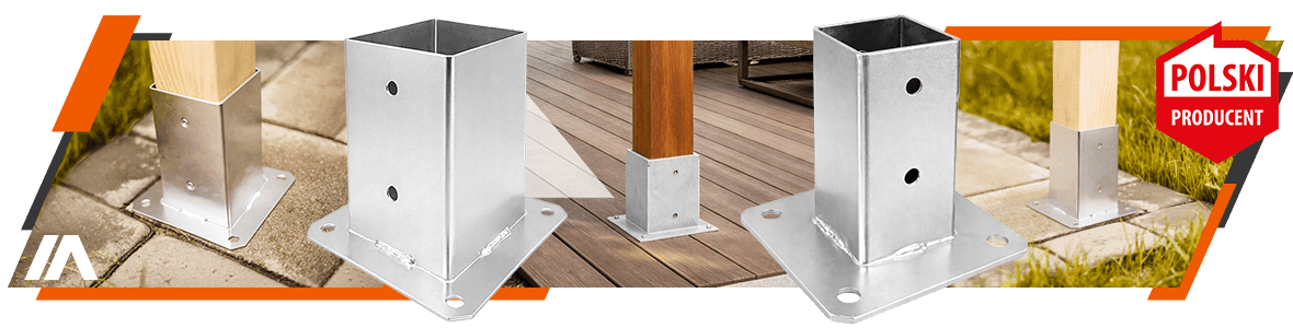 podstawa slupa 100x100 przykrecana