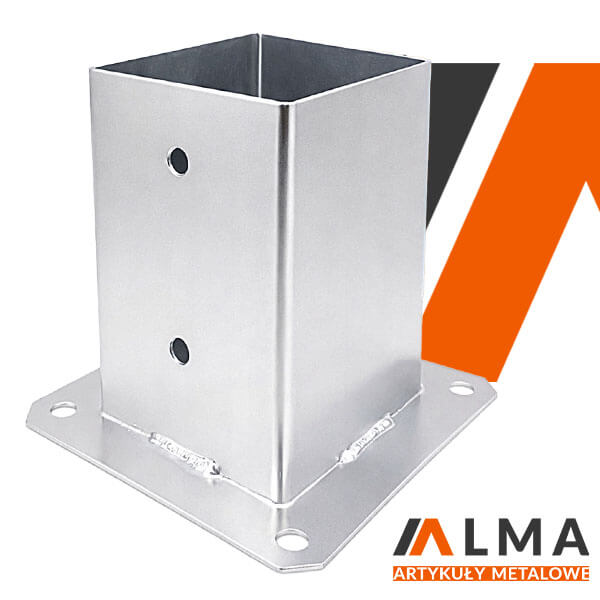 podstawa slupa 120x120 przykrecana